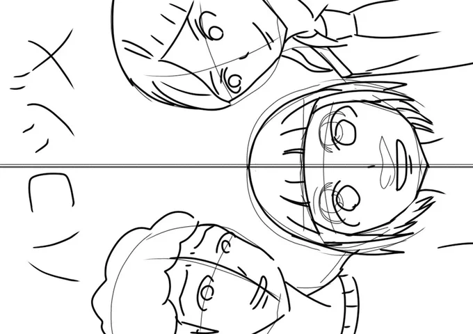 ハコヅメの部長と川合を描く 