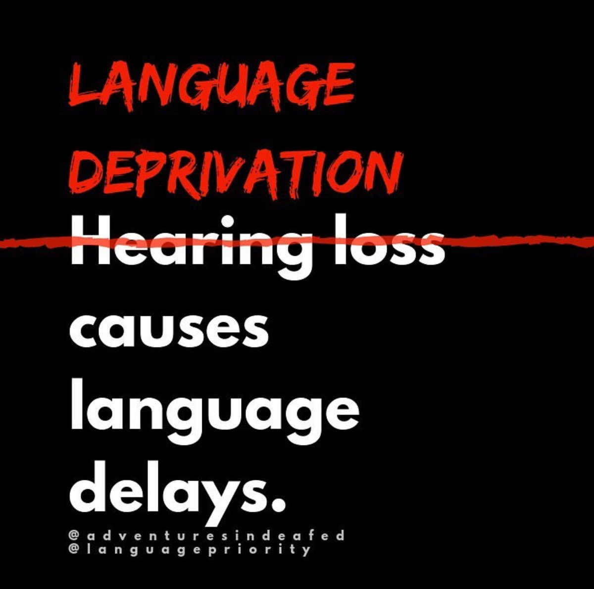 LANGUAGE DEPRIVATION ~a thread~ #languagedeprivation
