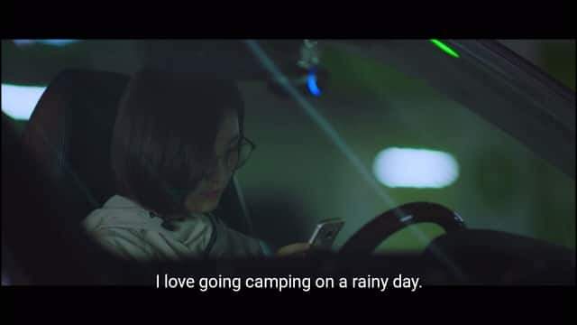 pit-a-pat. something in the rain. in episode 3, songhwa still went on camping even if it was raining. she seems to love the rain. in episode 9, it was raining as well. ikjun invited her to eat with him. #HospitalPlaylist  #Iksong