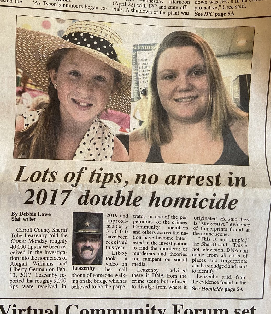 Kelsi German (@libertyg_sister) on Twitter photo If youāre reading this, we will find you. #abbyandlibby #cacoshrf #isp #letssolvethis <a href="/ISPLafayette/">Sgt. Jeremy Piers</a> If youāre reading this, we will find you. #abbyandlibby #cacoshrf #isp #letssolvethis <a href="/ISPLafayette/">Sgt. Jeremy Piers</a>