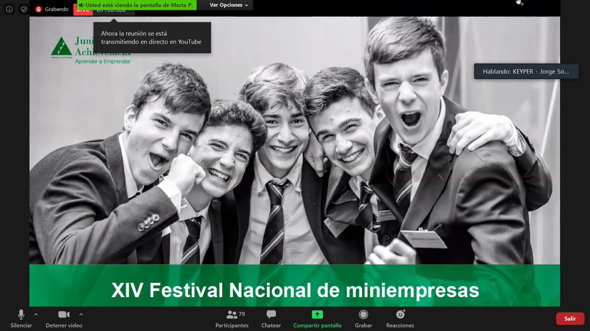 Pili_Salvado's tweet photo. A punt d'iniciar AWARDS CEREMONY al Festival de Miniempresas de @JASPAIN acompanyant als alumnes @sensations_co de la @sallereus #miniempreses #LaSalleaCasa Quins nervis.... https://t.co/4b9ew1rUpW