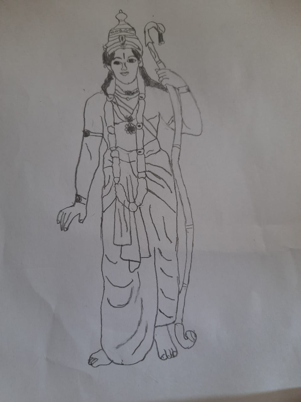 Lord rama with bow arrow killimg ravana. Illustration of lord rama with bow  arrow killing ravana. | CanStock