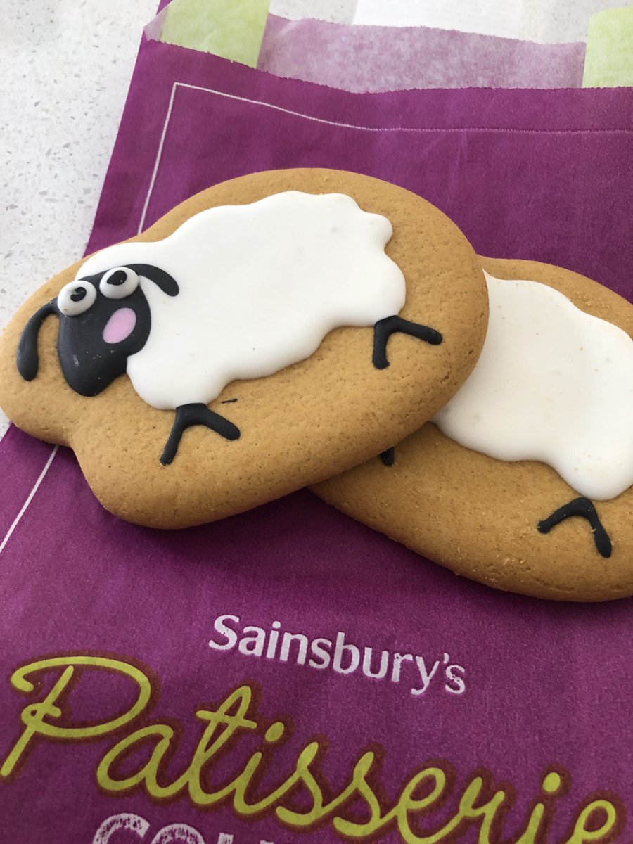 stephenlatimer's tweet photo. To the 2 gentlemen bakers that went that xtra mile and found our disabled son his favourite sheep cookies thank you. 1st time in 6 weeks @sainsburys #derry #lockdown https://t.co/Iojp8knThz