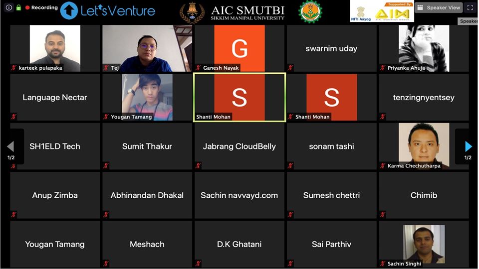 aic_smutbi's tweet photo. "Deploying Lean Canvas for startups" a webinar for our incubatees on how to to restructure their startup thesis/ business plan to be able to navigate through this slowdown with @Tweet_KP (Java Capital), @pahuja08  and @shantimohan (LetsVenture) on 4th April
#AIC #AIM  #SMUTBI https://t.co/uroWqb0IQy