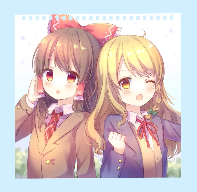 チルノちゃんとナズと制服パロ! 