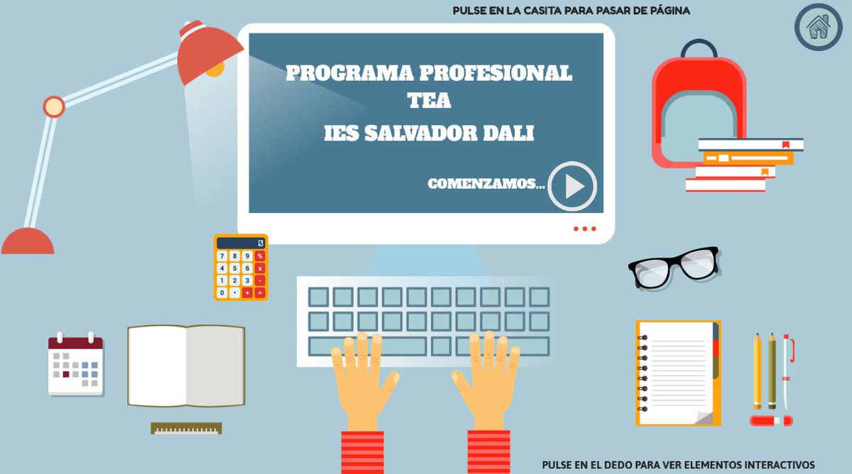 Como este año no tendremos jornada de puertas abiertas desde el IES Salvador Dalí (Leganés) queremos que conozcáis un poquito cómo se trabaja en el PROGRAMA PROFESIONAL ESPECIAL para alumnos con TEA. Buscad en los iconos toda la información que necesitéis.
view.genial.ly/5ea6ff006d0f2f…