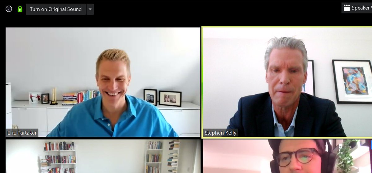 SKellyCEO's tweet image. Excited for #EricPartaker kicking off #CEObootcamp with practical advice and methodologies for Company CEOs to survive &amp;amp; thrive through #COVID19 #coronavirus #CoronaCrisis