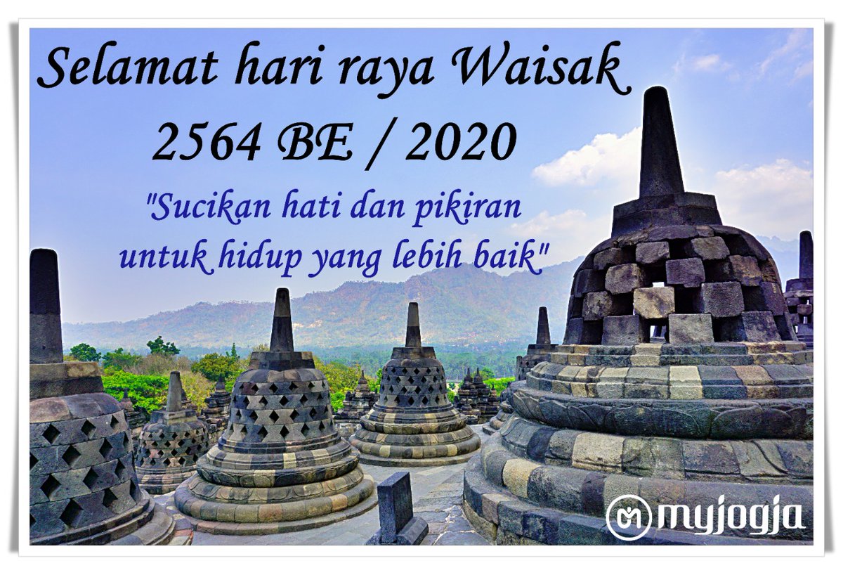 myjogjaid's tweet photo. Selamat merayakan hari raya Waisak 2564 BE/2020..
"Sucikan hati dan pikiran untuk hidup yang lebih baik"
#Asia #Indonesia #Yogyakarta #traveling #trabelblogger #travelphotography #BOL4xBAEKHYUN #LeoByBOL4ftBBH #ReadyForPunch #SelamatHariRayaWaisak #waisak2020 #waisak #WPjogja https://t.co/8ZqW0RxKNN