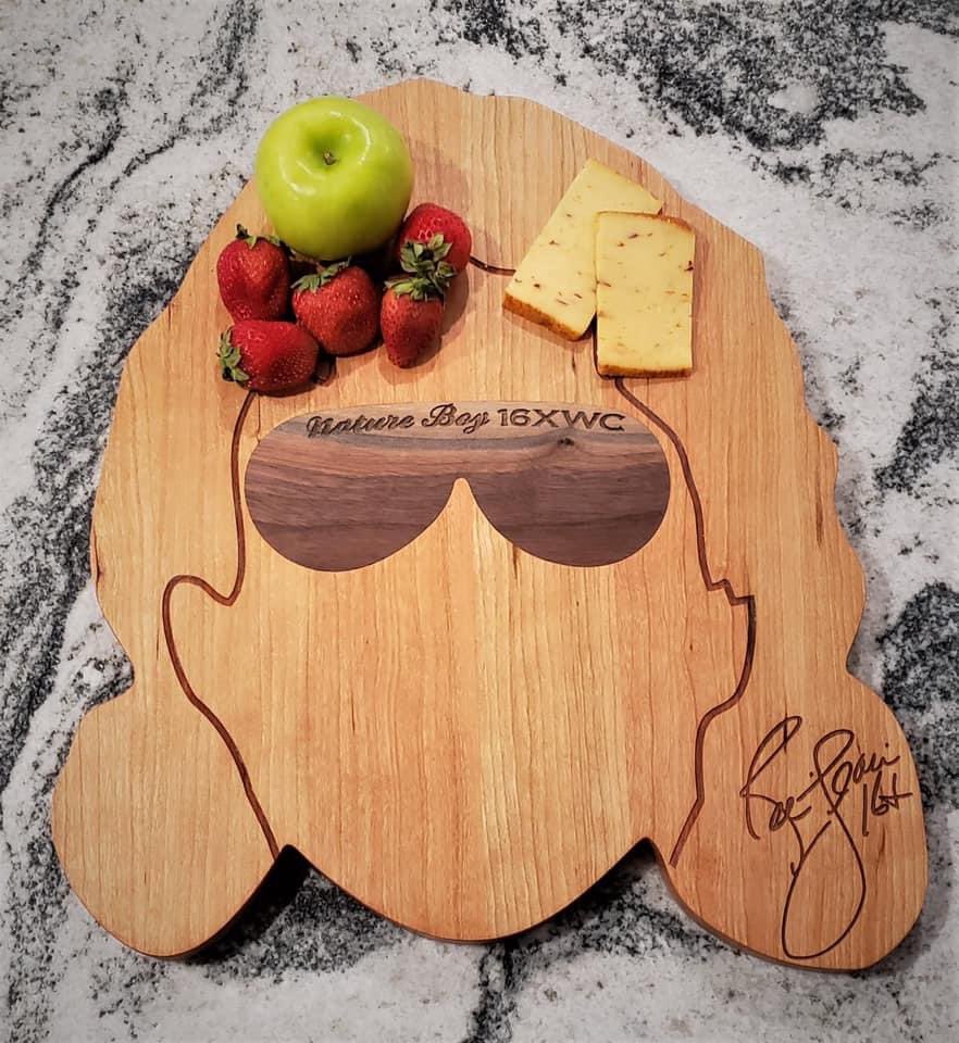 ChrisBrandon17's tweet photo. @battleonair Because er’body needs a Ric Flair “chopping board”! WOOO! https://t.co/2iyHIkzxJS