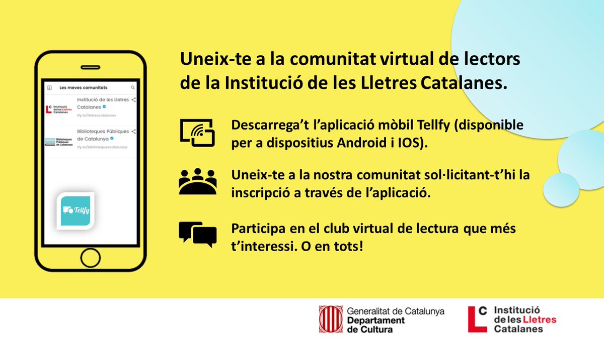 lletres's tweet photo. 📣 Ens sumem a les comunitats virtuals de lectors creades per
@cultura_cat, amb sis clubs de lectura dedicats a les commemoracions 2020: @AnyCarner i @AnyPerucho
🌐 https://t.co/ooctnnjFa0
Comencem el 15! "Seixanta poemes de Josep Carner", amb
@ToniiSala
T'hi apuntes? 👇🏼 https://t.co/fcfvSPVJk2