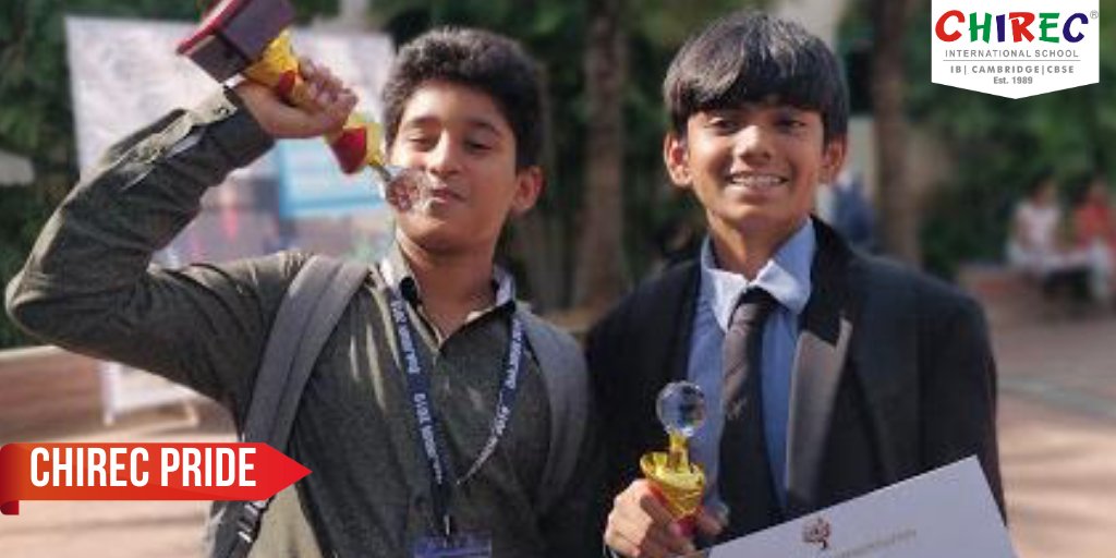 ChirecSchool's tweet photo. We would also like to congratulate another team from CHIREC including Rushil Nanga, and Rohan Shastry of Stage 9 for representing India at the International Competition for Young Debaters (ICYD), hosted online by the Oxford Union Society on May 4, 2020.
#YoungDebaters https://t.co/BZ5yH6YWXi