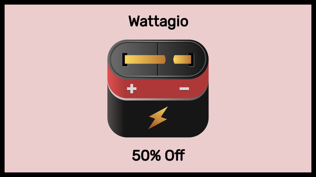 StuAppCentre's tweet photo. To understand your current battery health use Wattagio by @FilinCode. This app offers customisable options to meet your needs. Claim a student discount at https://t.co/IQpDpUXkPc #studentdiscount https://t.co/kjqAYwdNse