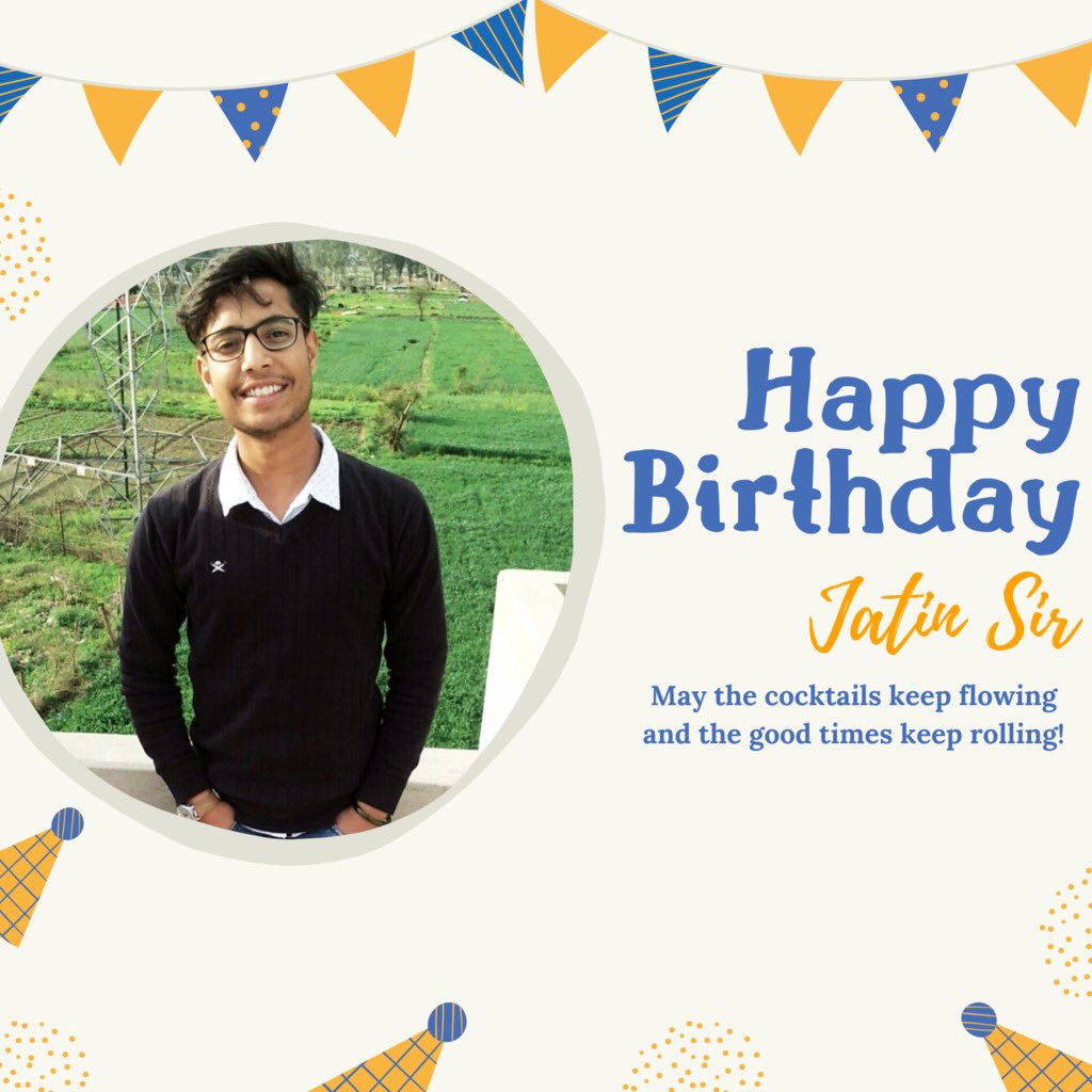 TechSoftwares's tweet image. Wishing you a day full of laughter and happiness and a year that brings you much success
Happy Birthday Jatin! #birthdaywishes #employeebirthday #itengineer