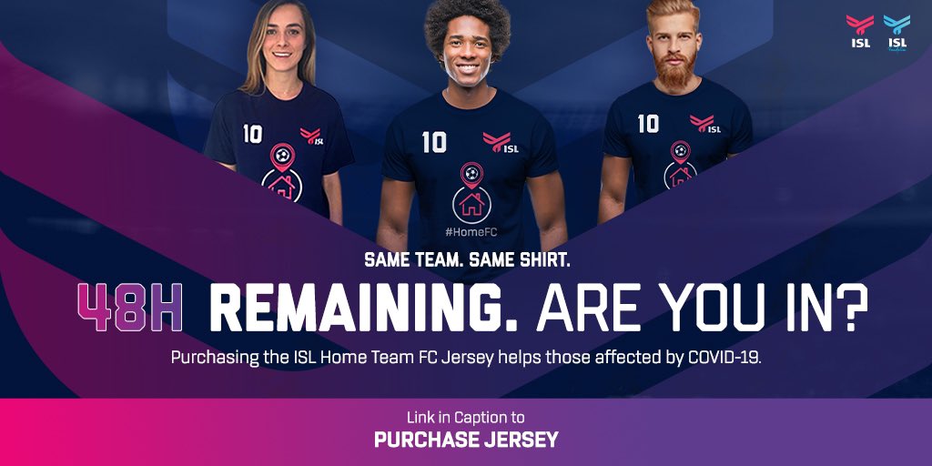 ISLAgency's tweet photo. As part of the #soccer community in the U.S. and around the world, we are committed to giving back and answering the call when people are in need.
That time is now.! Are you in? Join the #HomeFC team and wear the number 10 jersey https://t.co/WPVwN8YUzv
#StayHome #SaveLives https://t.co/vr0BjcIzMd
