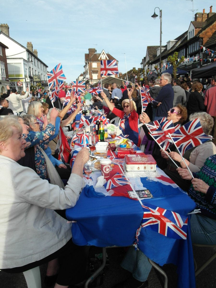 Visit East Grinstead (@visiteg) on Twitter photo No social distancing required in 2015 Thousands came into the High Street for <a href="/egcouncil/">East Grinstead Town Council</a> VE Day street party.
<a href="/TheSpinettes/">The Spinettes</a> kept us entertained.
#VEDay75 No social distancing required in 2015 Thousands came into the High Street for <a href="/egcouncil/">East Grinstead Town Council</a> VE Day street party.
<a href="/TheSpinettes/">The Spinettes</a> kept us entertained.
#VEDay75