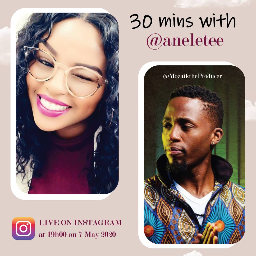 AneleTee's tweet photo. If you have ever wondered what it takes to be one of Eswatini's best Producers, this evening we take a trip into @MozaikProducer mind and learn about his creative process.
Join us this evening at 7pm!! #30minswithAneleTee #CreativesWeek #TiniTwitter https://t.co/btweqRKDbM