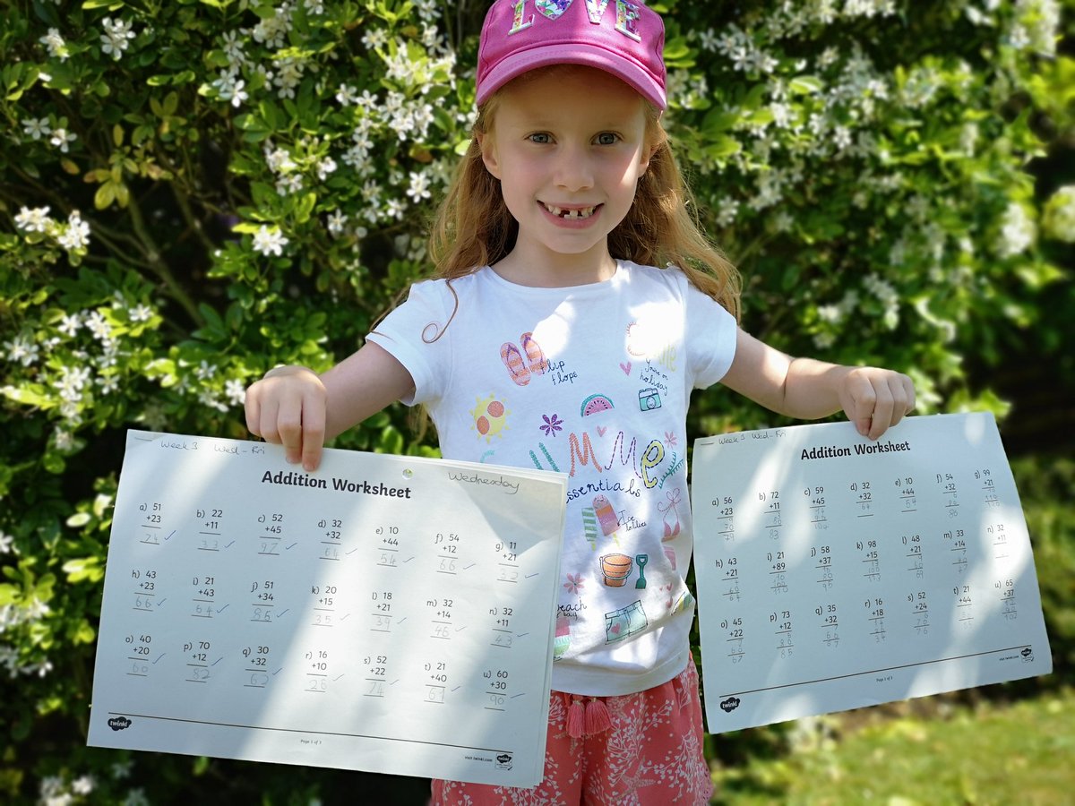 I'm really proud of how hard Ellen has worked at her maths since the lockdown. She's slick on Rockstar timestables and even tackled the harder maths sheet this week ❤️ <a href="/AvonwoodYear2/">Avonwood Primary School Year 2 Team</a> @