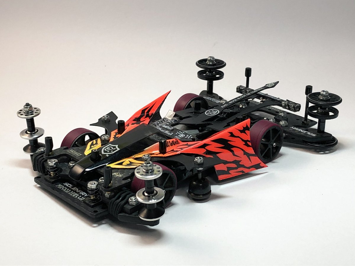 使うタイヤによってボディ変えるシリーズ（完） #evilwire #mini4wd