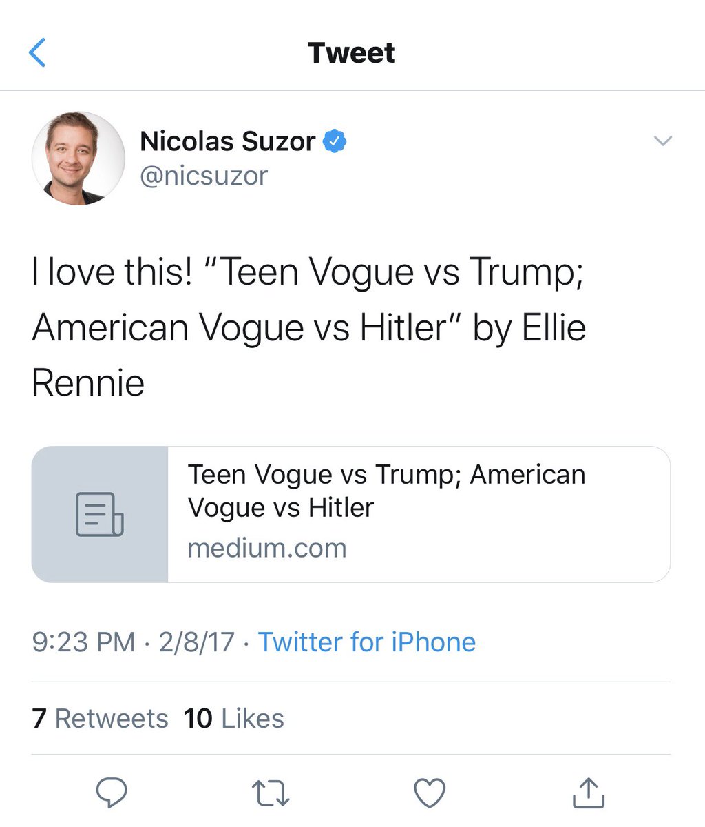 4. Surely, Rusbridger’s work to shut down the President’s speech is an outlier on Facebook’s “free expression” board? Not a pattern here, right?Nope!Here’s Nicolas Suzor saying “it’s complicated” when asked if Twitter should deplatform the President.