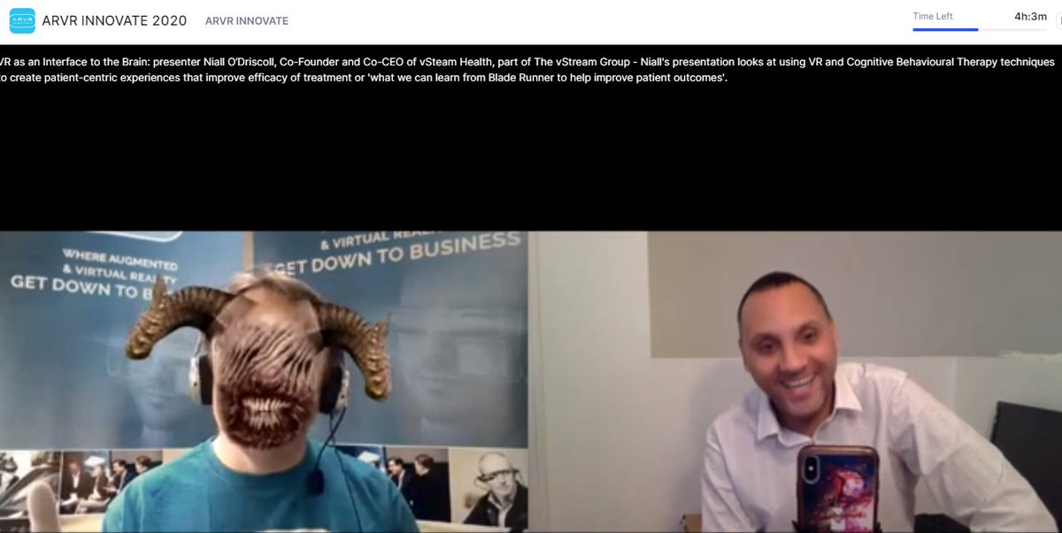 JonnyCosgrove's tweet photo. Things are going very well @arvrinnovate π€£
@MSanchezsWorld and @thepersuaders just wrapped up a fantastic chat about the future of marketing and the potential, as well as putting some of it into practice π€
#arvrinnovate #locationless #vrforwork #ar #vr #xr https://t.co/pGVg16wypz