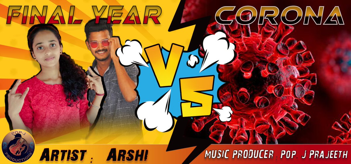 popjprajeeth's tweet photo. Pop-J Productions Presents "Final Year V/S Corona" By Arshi Ft. Pop-J Prajeeth
Teaser releasing tomorrow at 1:30 PM On Pop-J Productions Official YouTube Channel..
https://t.co/T3Rx6EZQ4F
@popjproductions
#Arshi
#coronasong
#popjprajeeth
#popjproductions https://t.co/qJYUwB7msh