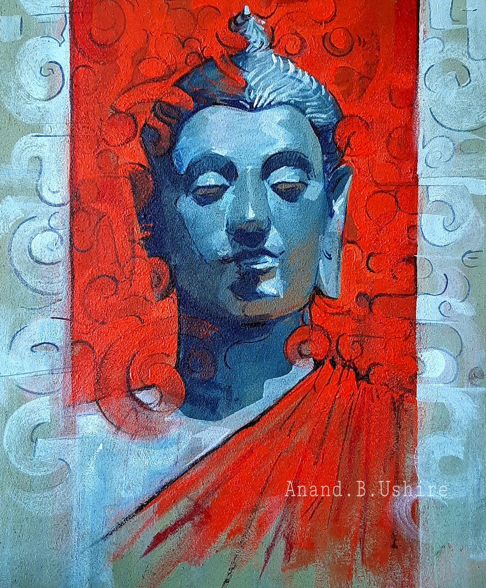 Happy Buddha Pornima.....🙏

#buddha #bhuddhapinting #painting #portrait #portraitpainting #acryliccolour #acrylicpainting #anandushire #anandushireartstudio #artistanandushire