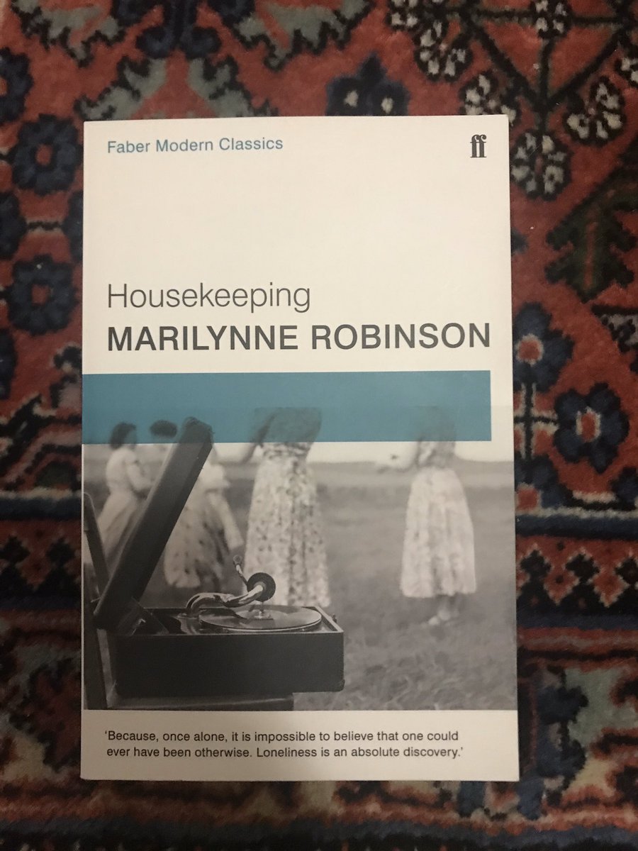 A re-read, and probably the closest I have come to feeling comforted during this entire ideal. Housekeeping is a perfect book. Every page is underlined and annotated now. And I have been unsurprised that many friends have told me they have also found cause to return to it now.