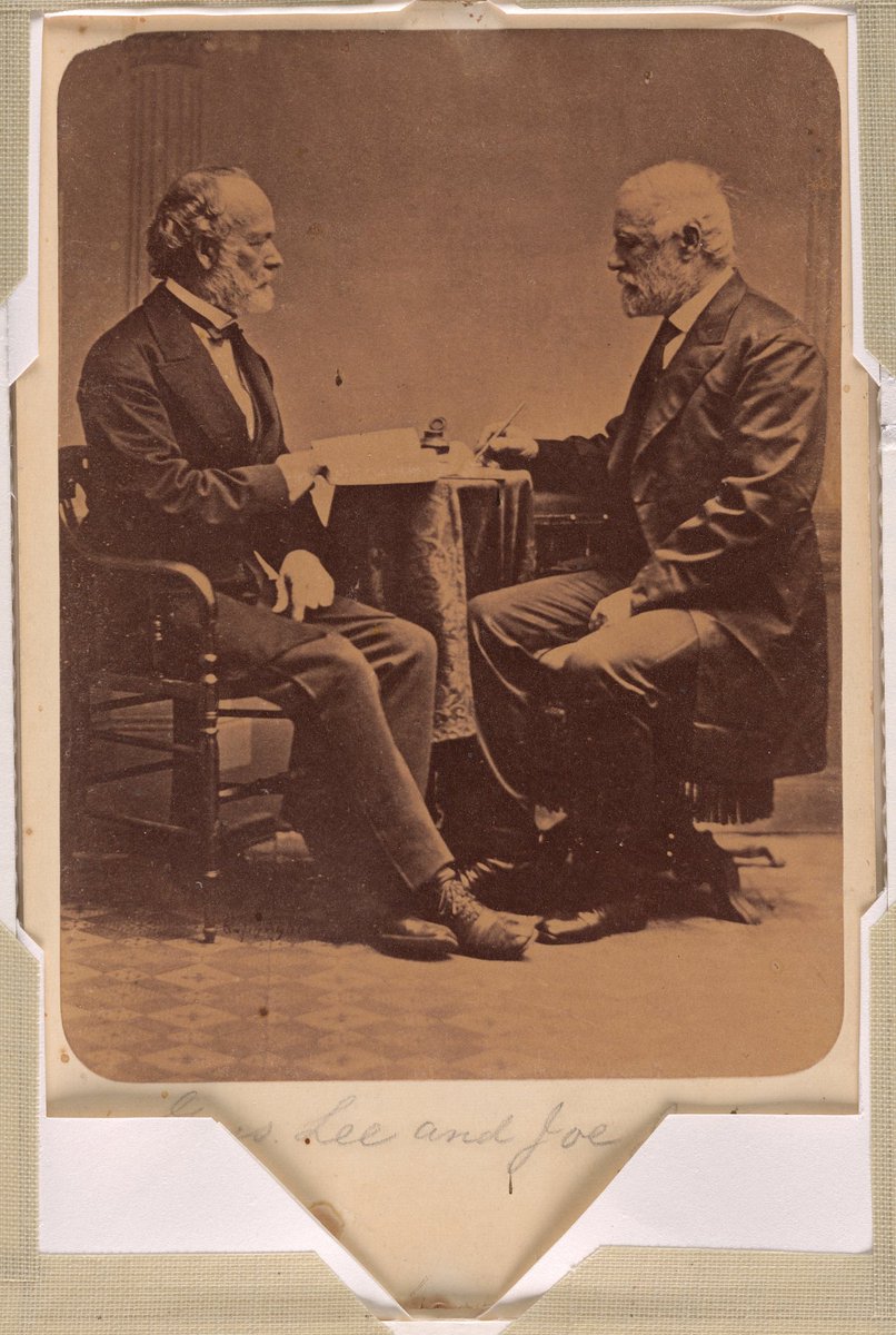 si_npg's tweet photo. Robert E. Lee and Joseph E. Johnston, D. J. Ryan, 1870 https://t.co/uebLU9aIfB #djryan #museumarchive https://t.co/duG3TDHY2o