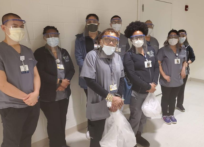 UnitedWayROCFLX's tweet photo. Face guards created at home with a 3D printer. That's what Javier Malave has done, an alumni of United Way's Latino Leadership Development Program! He's donated more than 100 to healthcare union 1199SEIU. Thank you! #ROC https://t.co/BdZ3Jifv8a