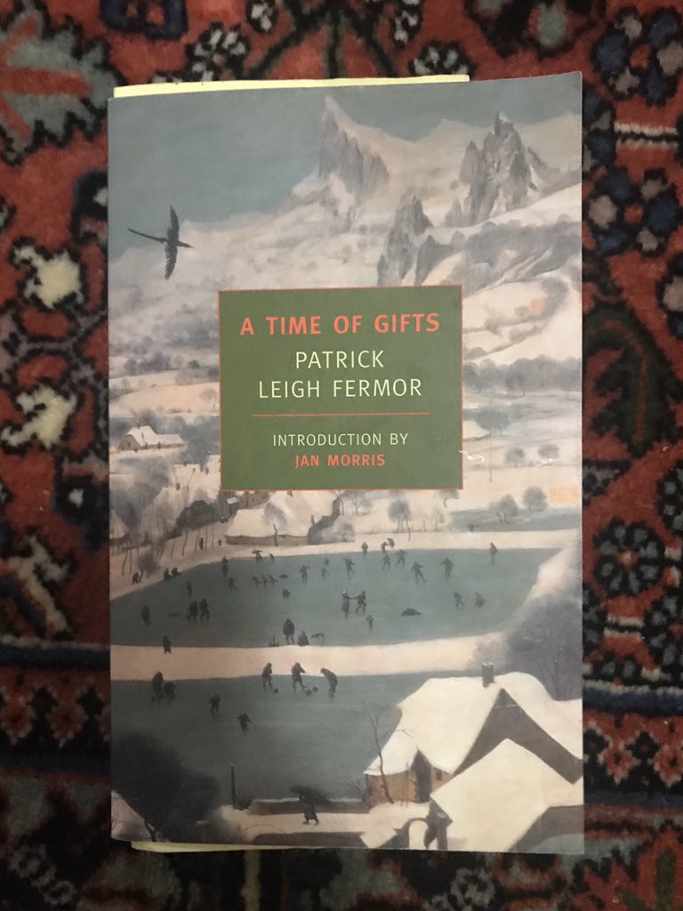 A 19 year old decides to walk across Europe in 1933, making his way to Istanbul. For kicks. Very beautiful writing, and exactly the kind of escapism that I wanted. Truly there has never been a better time to read ‘travel writing.’