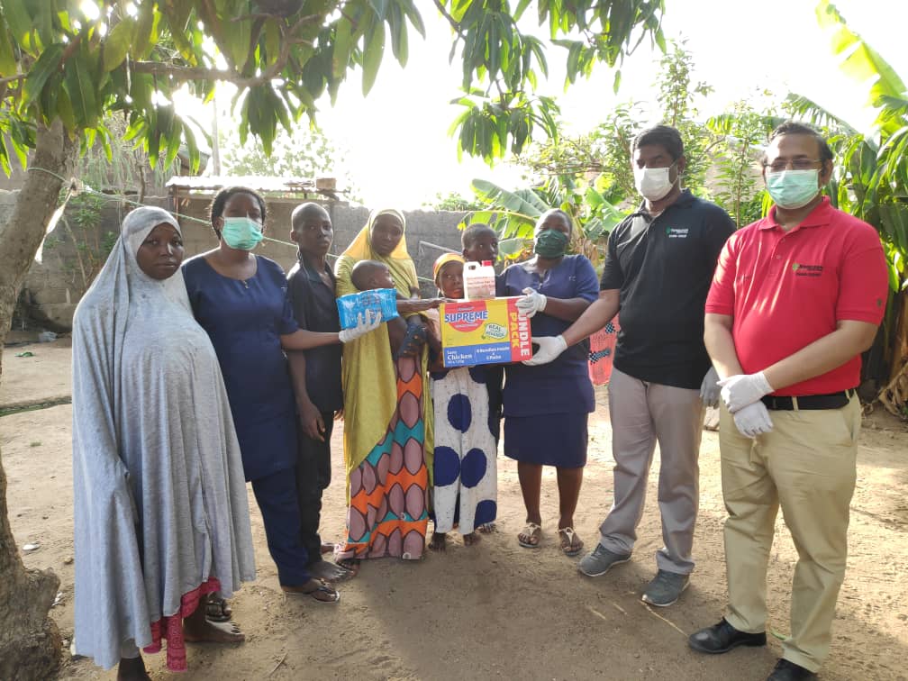 NigeriaTCF's tweet photo. #COVID19 - @ Lockdown support

TCF &amp; Kewalram Chanrai Foundation continued providing Primary Health Care Services to communities &amp; additionally, Palliative Care to 1200+ families in catchment areas at Yola &amp; Zaria.

"BE SAFE, PROTECT YOURSELF AND YOUR COMMUNITY AGAINST COVID 19" https://t.co/aVh2VWd2P5