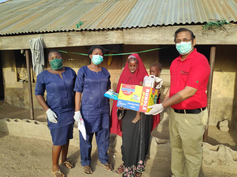 NigeriaTCF's tweet photo. #COVID19 - @ Lockdown support

TCF &amp; Kewalram Chanrai Foundation continued providing Primary Health Care Services to communities &amp; additionally, Palliative Care to 1200+ families in catchment areas at Yola &amp; Zaria.

"BE SAFE, PROTECT YOURSELF AND YOUR COMMUNITY AGAINST COVID 19" https://t.co/aVh2VWd2P5