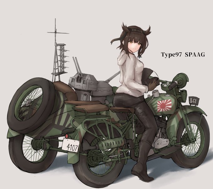 「full body motorcycle」 illustration images(Latest)｜4pages