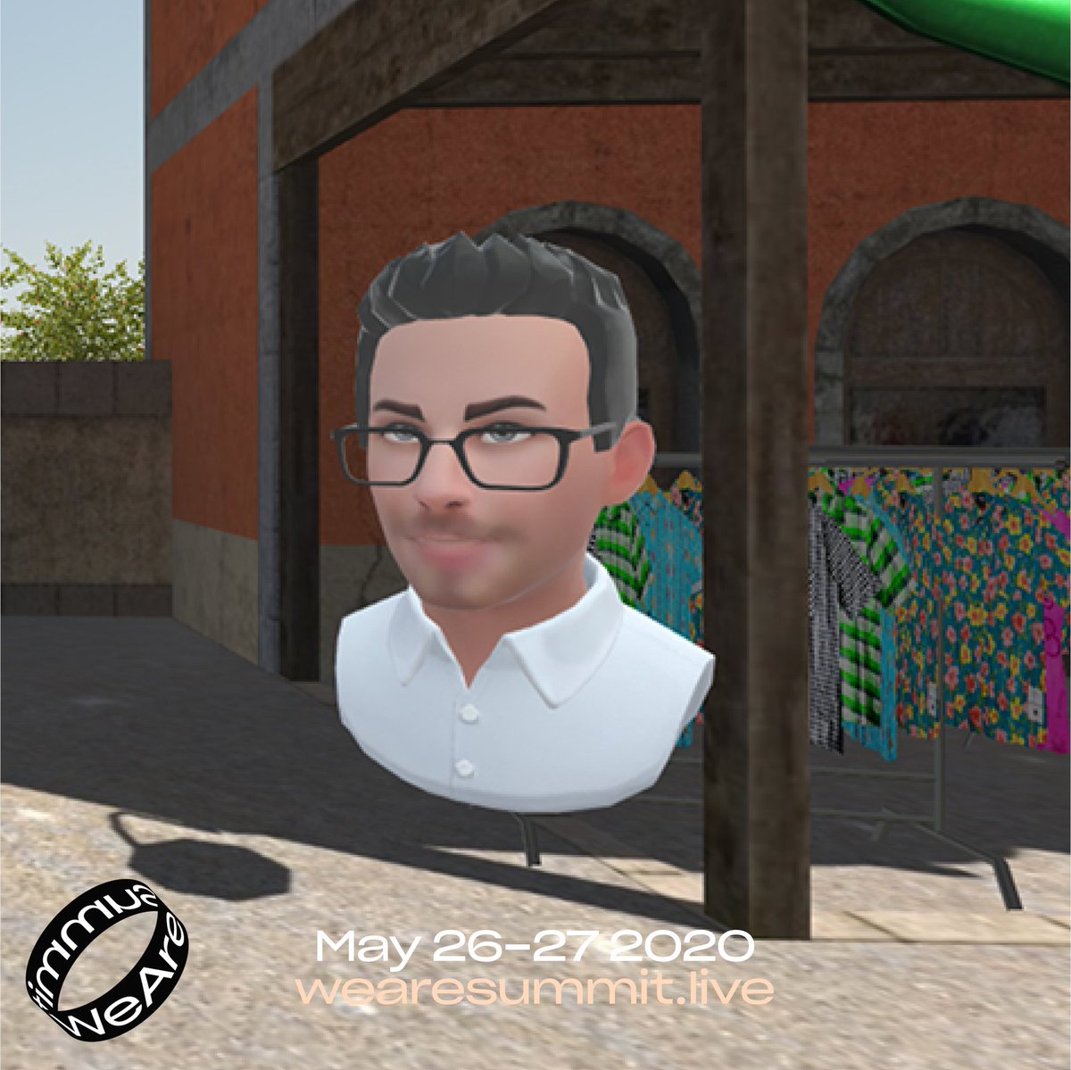 WeAre_Startups's tweet photo. The best thing about a 3D VR event in @MozillaHubs? 
When everyone is equally low-poly, you'd have to try really, really hard to show up overdressed or underdressed. Looking forward to seeing your outfit 🔜 https://t.co/0bcFGxUqWl #wearesummit https://t.co/3ATyjdUQVT