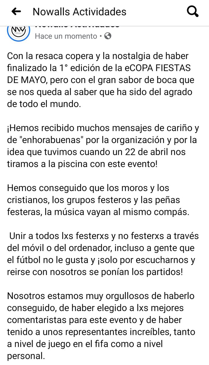 NowallsAct's tweet photo. Gracias a todxs por haberlo hecho posible 😍
#Dia30quefuera
#NWTeam 🚀 https://t.co/4PNoz4IBXX