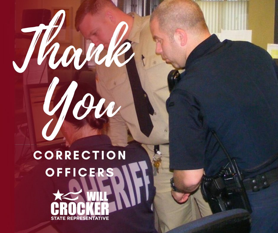 WillCrockerJr's tweet photo. Having worked in a county jail for over 3 years, I know how brave the men and women are who work in our correctional facilities. This Week is National Correctional Officer Week. Please say, "thank you!" #nationalcorrectionofficersweek #localhereos #capecodstrong https://t.co/y10wl82QQK