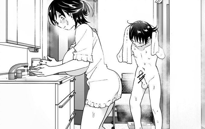 顔洗ってるおねいちゃん 