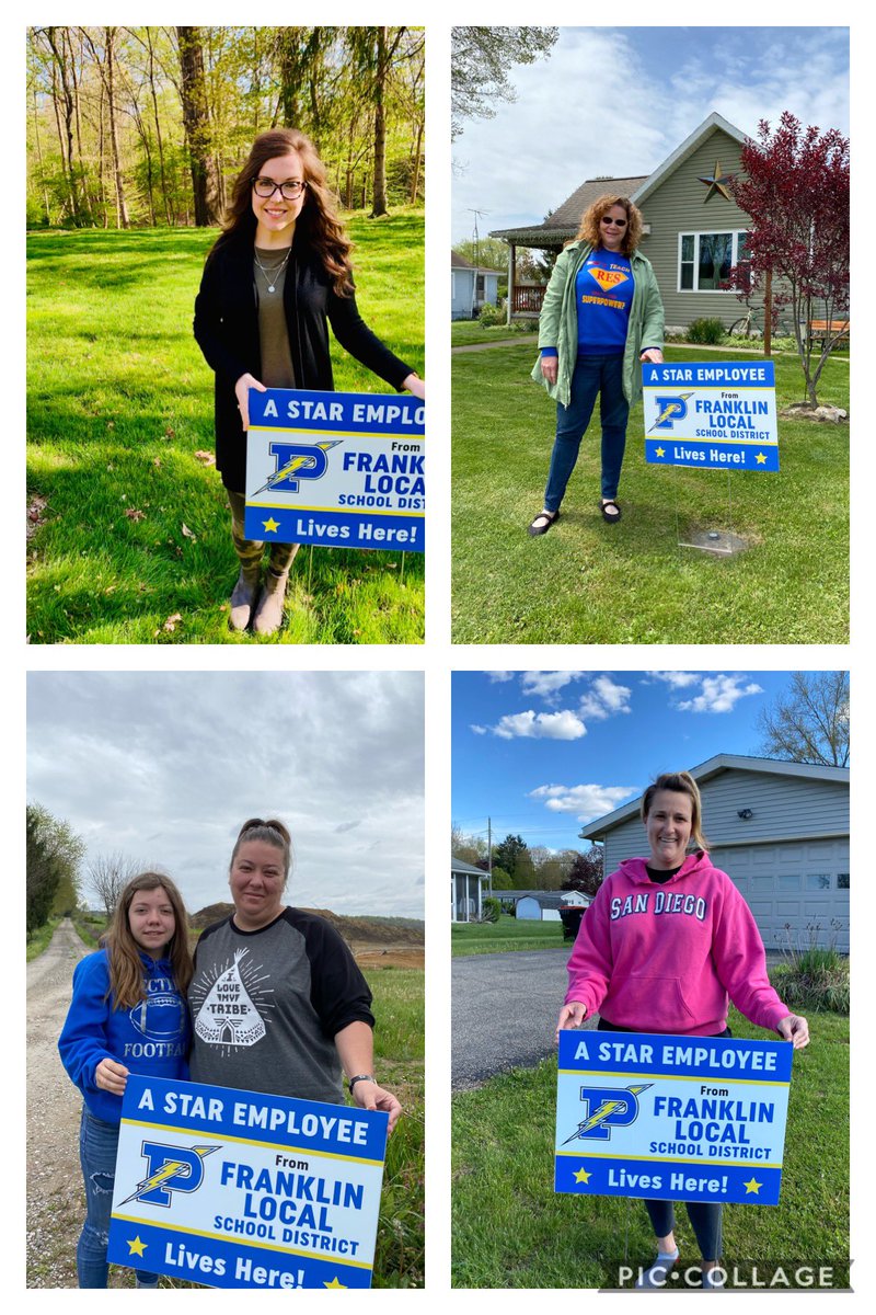 MrVK_RES's tweet photo. Had the chance to deliver signs to an amazing group of people yesterday.  Thanks for all you do! #RESrocks @FranklinLocal @McDermottFLSD https://t.co/NZXGajuxj0
