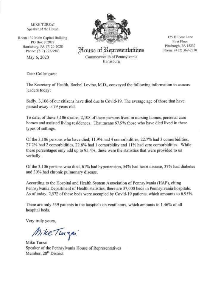 RepSimmons's tweet image. We recently received this letter from the Speaker of the House.  Please read.
