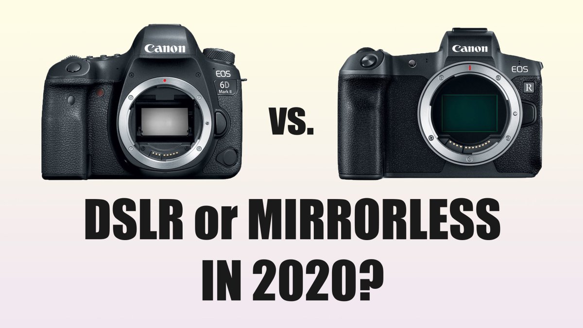 diyphotography's tweet photo. DSLR or mirrorless: What should you buy in 2020? - https://t.co/XZYvSmXA1s https://t.co/AirRLiZtV0