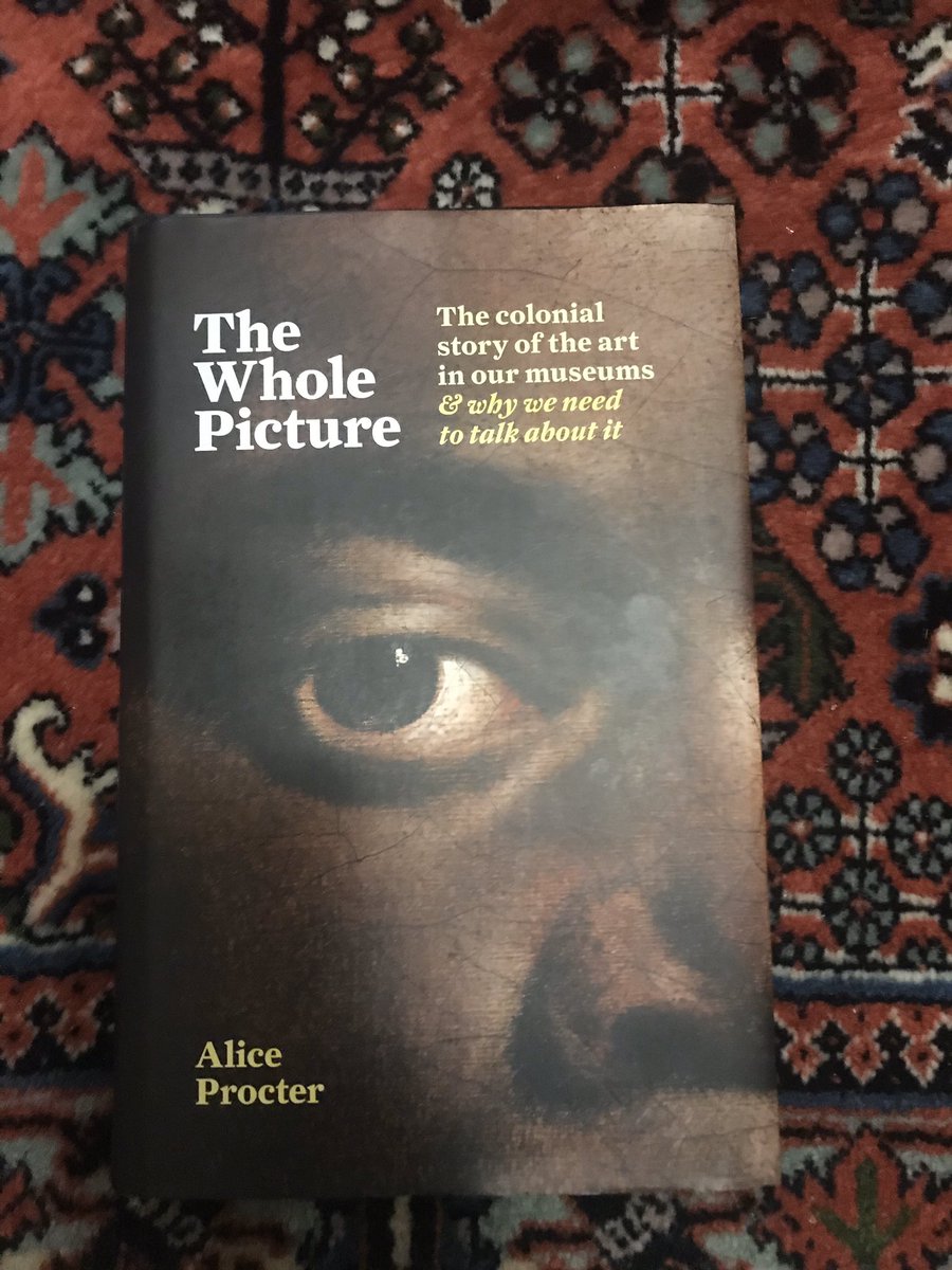 I took one of  @aaprocter’s tours of the Tate Britain last year in London and it was one of the best museum experiences I’ve ever had. Her book, all about the legacy of colonialism in our museums, is wonderful. Entire pages of this copy are underlined and exclaimed upon.