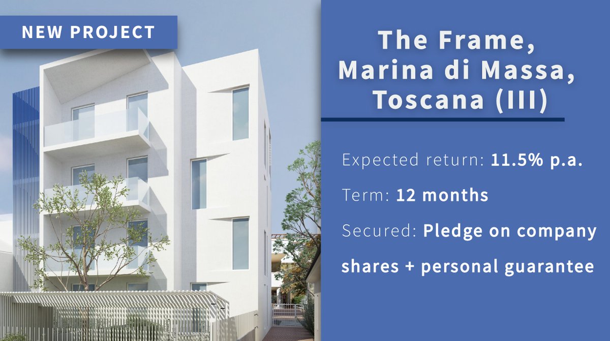 Crowdestate_eu's tweet photo. Here's the third funding round for the "The Frame" project from Italy. 🙂 With this current round, the Sponsor aims to collect 100 000 EUR that will be used for the renovation works. 

Check it out 👉 https://t.co/aiU5XOauCZ

#investing #investment  #RealEstate #crowdestate https://t.co/4wyVciR1e9