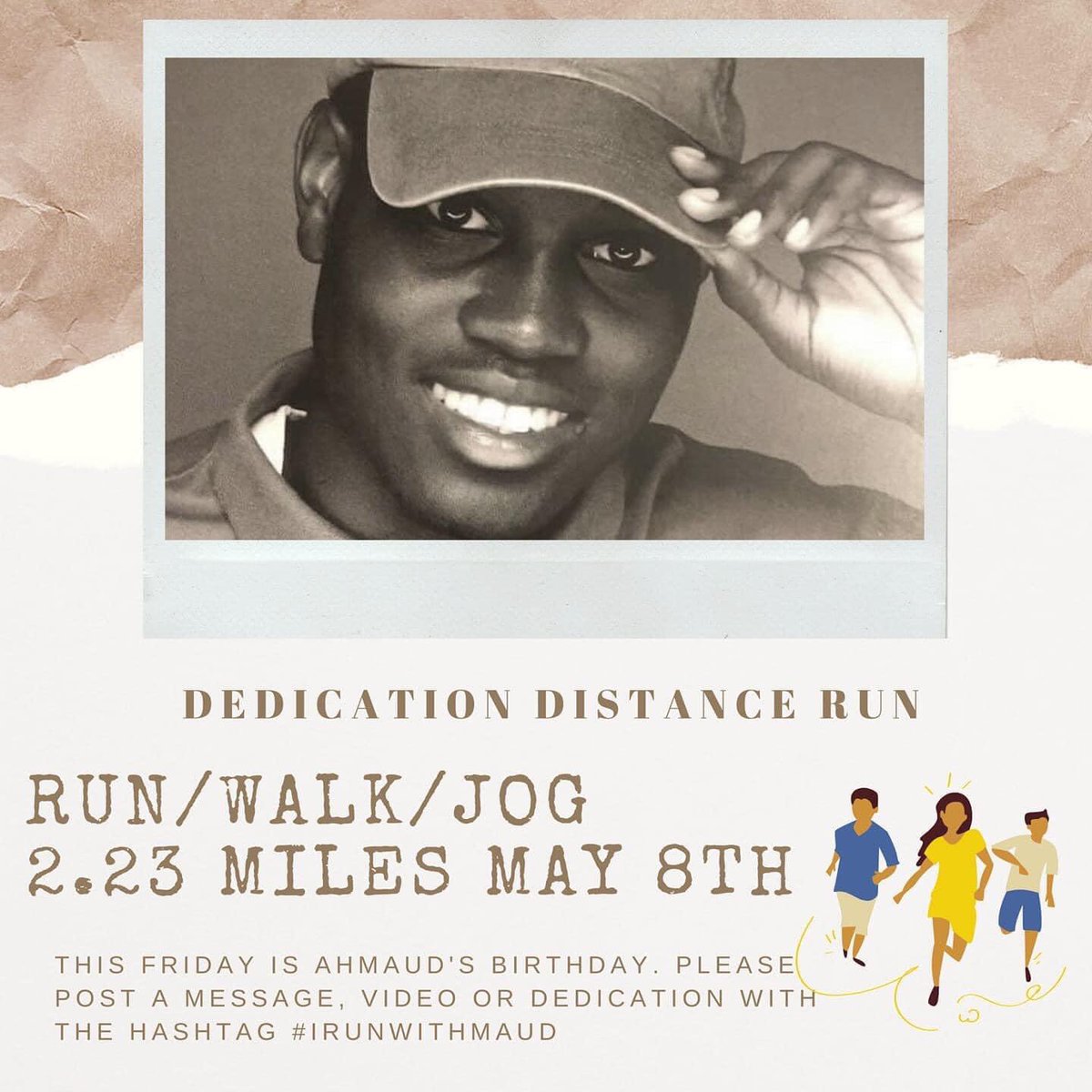 CoachC_Foster's tweet photo. #IRUNWITHMAUD #🙏🏽🙏🏽🙏🏽🙏🏽 https://t.co/BHq2InLYlI