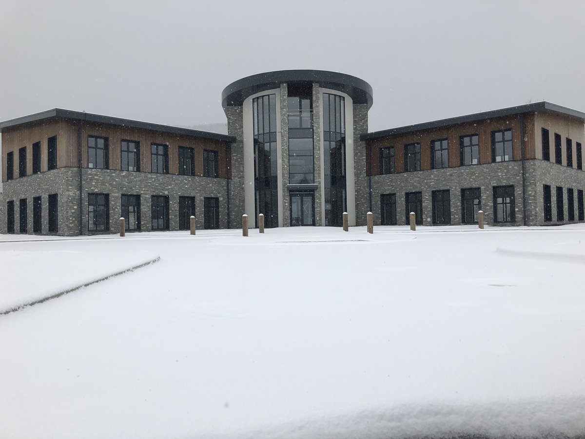 Office building we did in North Wales using futurefound foundation system