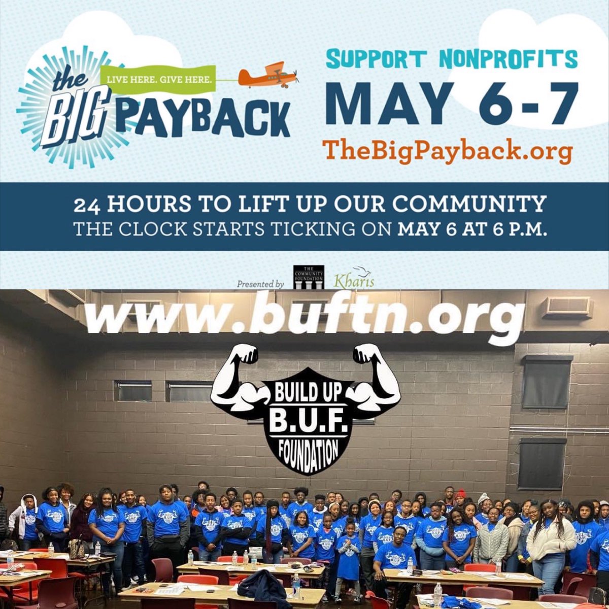 Last Day to Support our efforts with #TheBigPayback #BUF