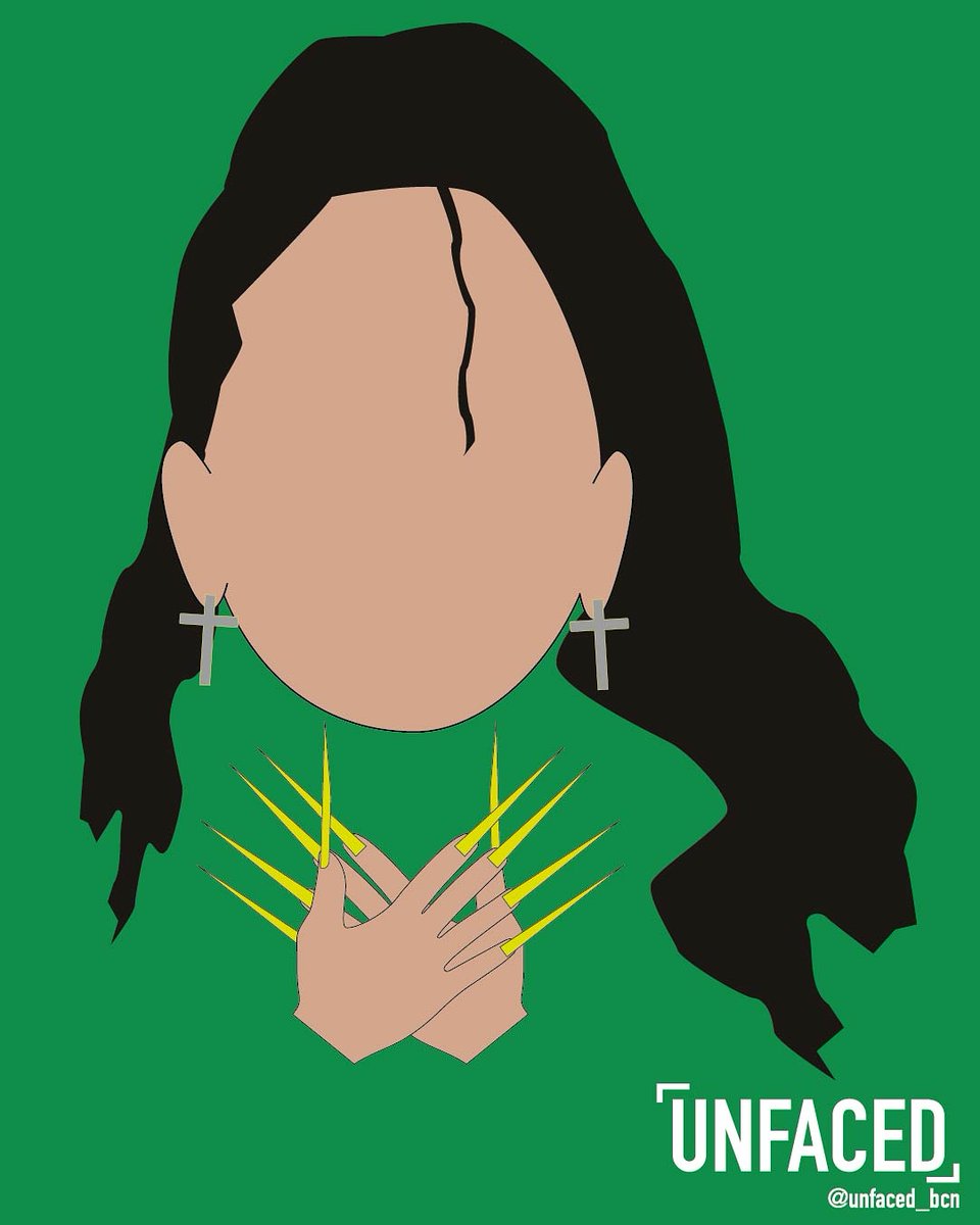unfaced_bcn's tweet photo. La Rosalía! @rosalia #tratra #fuckingmoney #malamente #unfaced https://t.co/gSzovX5gDC