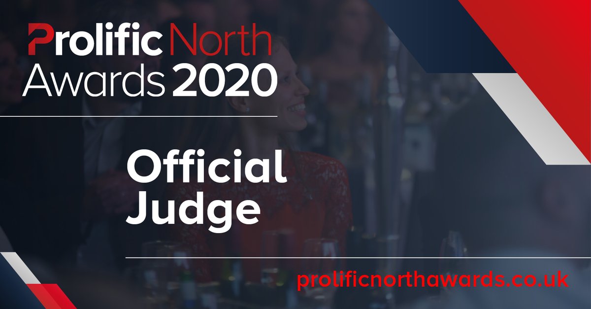 I’m delighted to announce that I am on the judging panel for this year’s #ProlificNorthAwards!

You have until Friday 26th June to submit your entries, click here to get started 👉 bit.ly/PNA-DEF