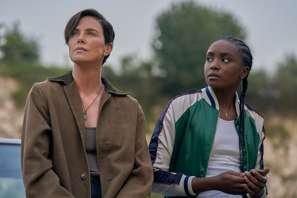 VanityFair's tweet photo. KiKi Layne co-stars in #TheOldGuard as a U.S. Marine who learns she can also resurrect.

She joins Theron's team of a Napoleonic soldier (Matthias Schoenaerts), and two enemies from the Crusades (Luca Marinelli &amp; Marwan Kenzari) who are now lovers: https://t.co/kJK4rFBMQV https://t.co/EL7RsPXXGh