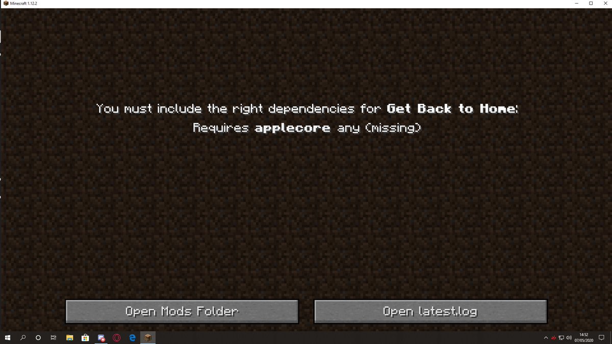 mattlefi's tweet photo. @EpeeForte quand je veut lancée le mod pack sa me met sa https://t.co/How23WazxF