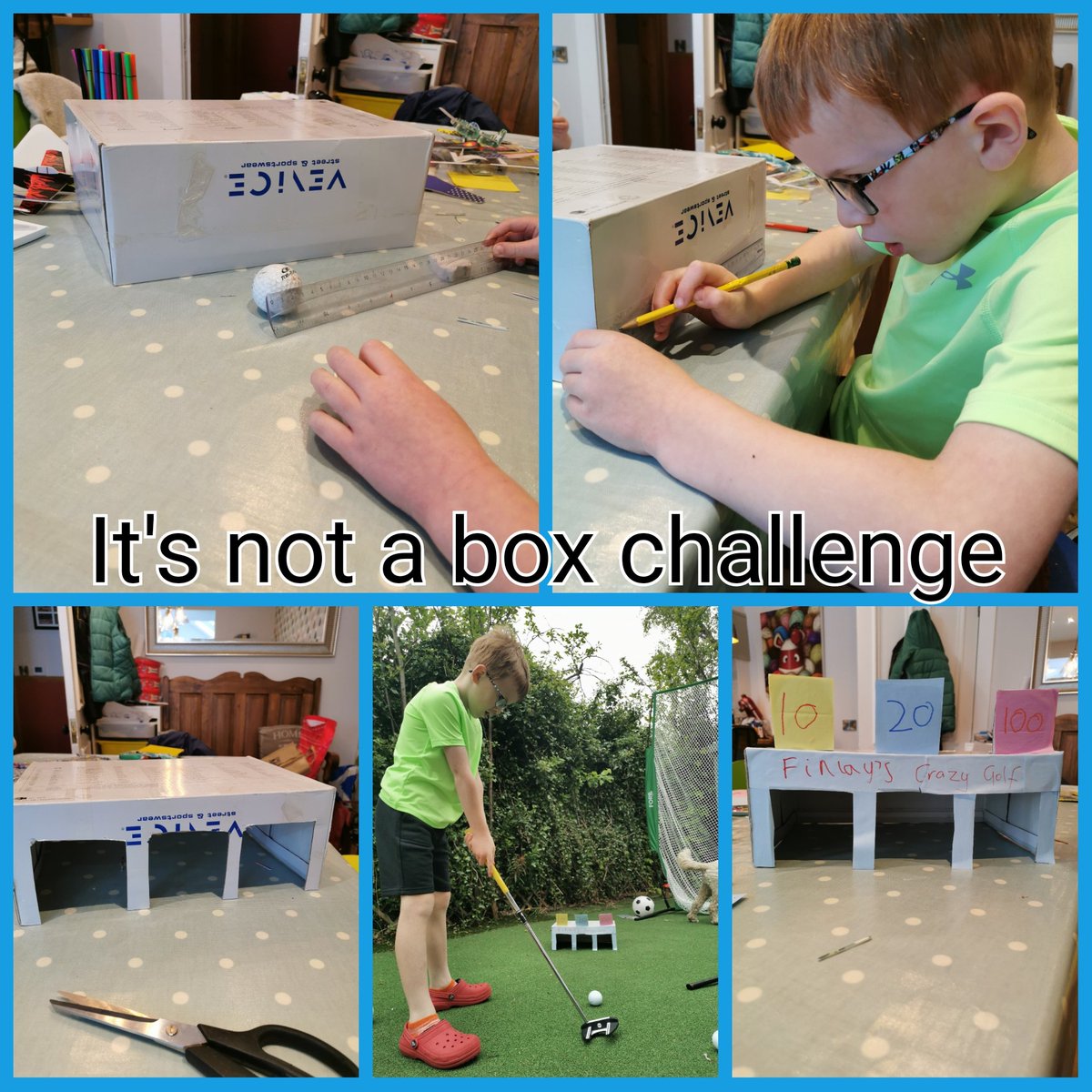 JenFox608's tweet photo. @corstorphineps it's not a box.... It's a crazy golf station! https://t.co/G1mGyd4utW